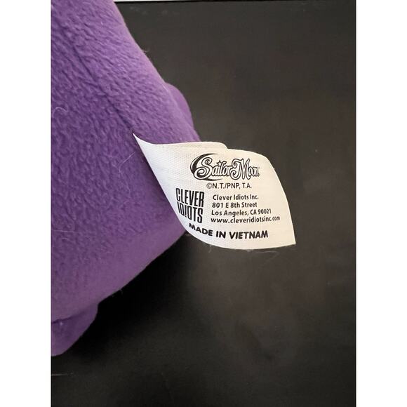 Sailor Moon LUNA CAT 11" Plush Purple Laying - Picture 4 of 6